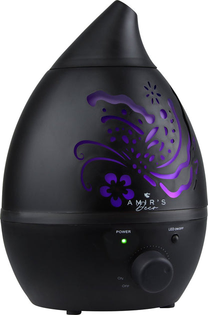 Amir‘s Aroma Diffuser Humidifier Zwart