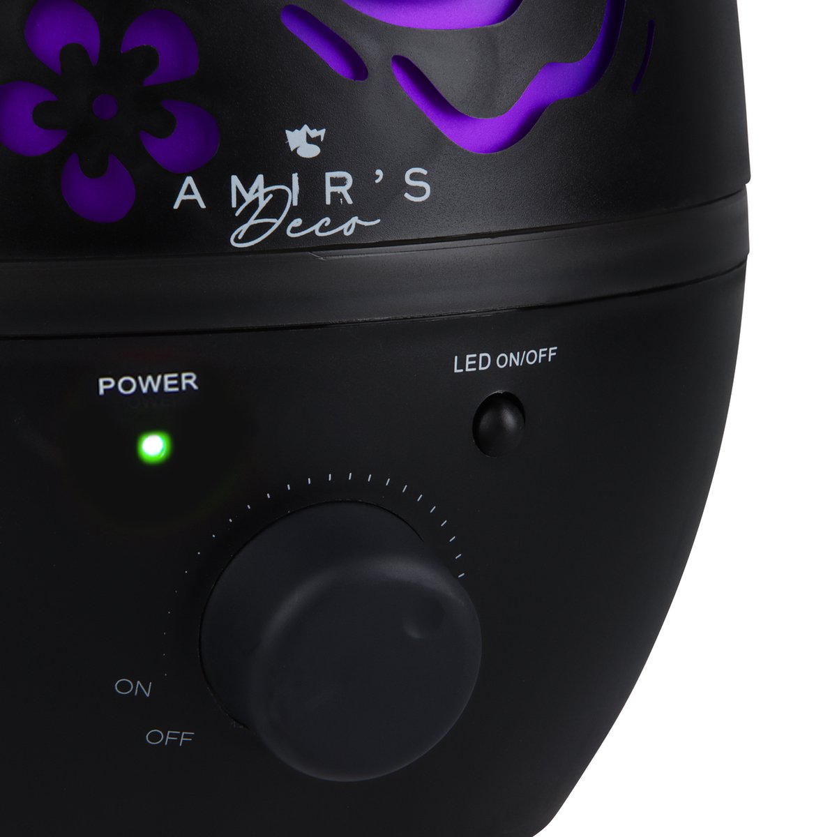 Amir‘s Aroma Diffuser Humidifier Zwart