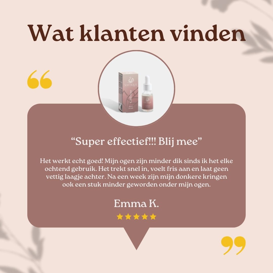 Softique - Caffeine Boost - Oogserum - 30ML