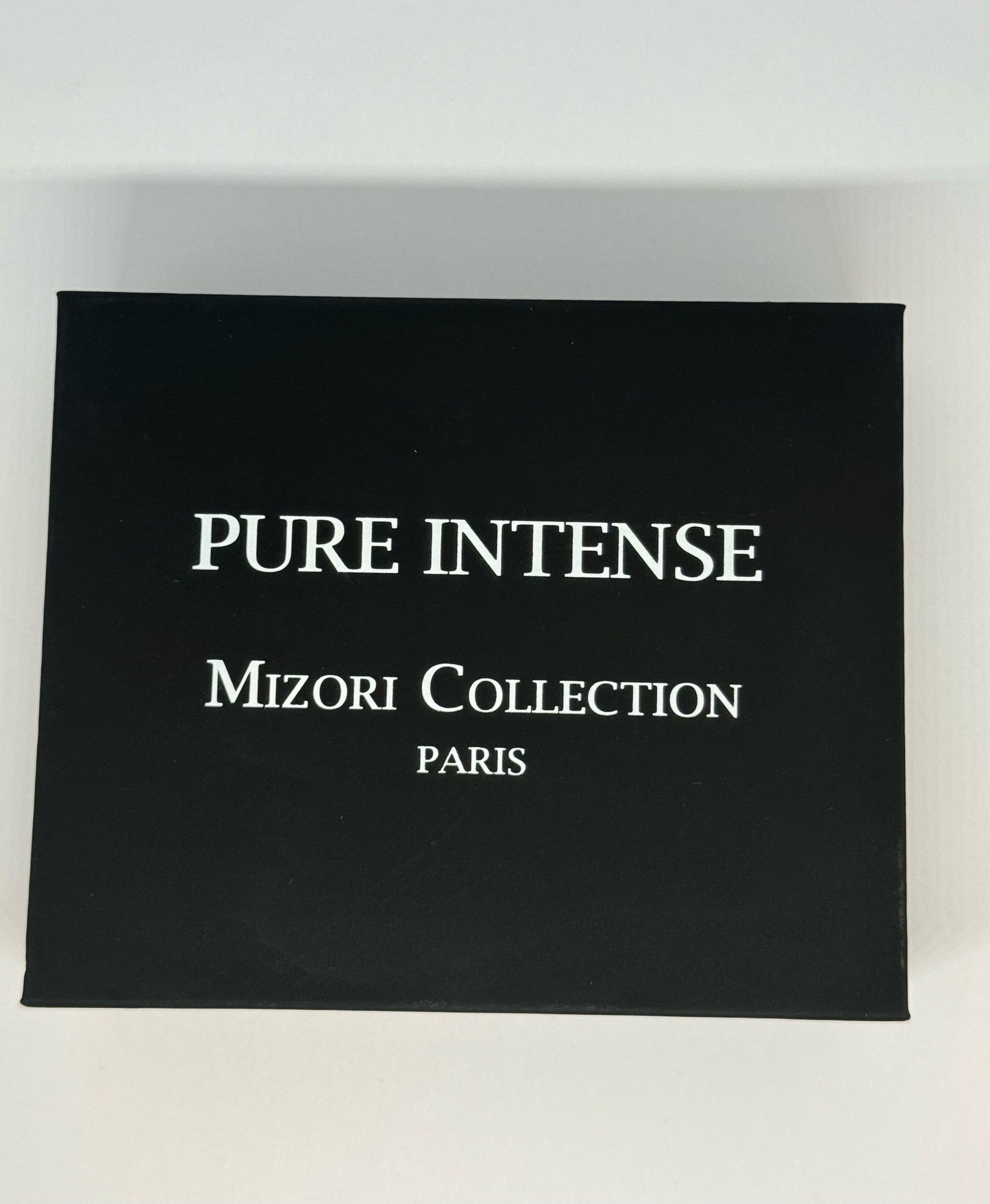 Mizori Collection Paris Pure Intense car perfume with hanging cord, luxury automotive fragrance for a fresh, long-lasting scent
