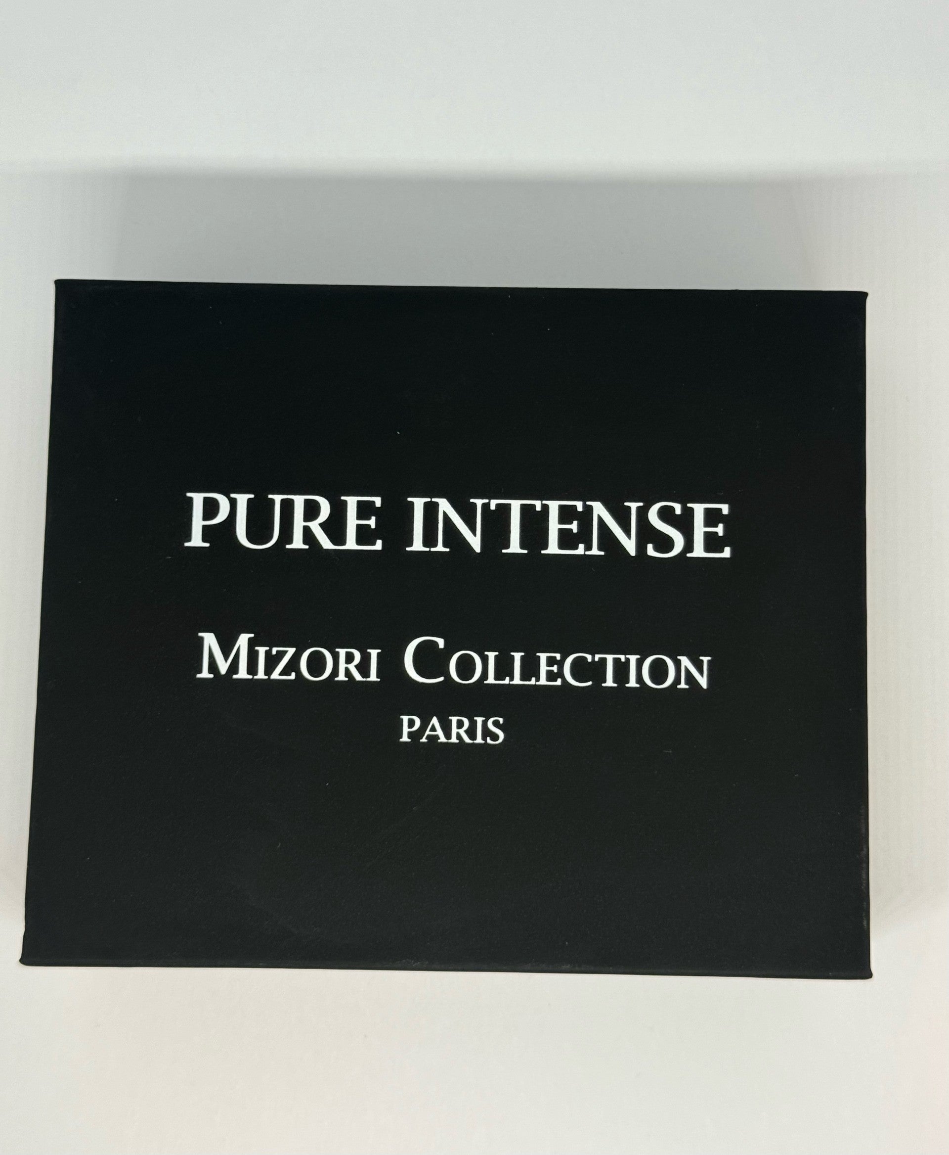 Mizori Collection Paris Pure Intense car perfume with hanging cord, luxury automotive fragrance for a fresh, long-lasting scent