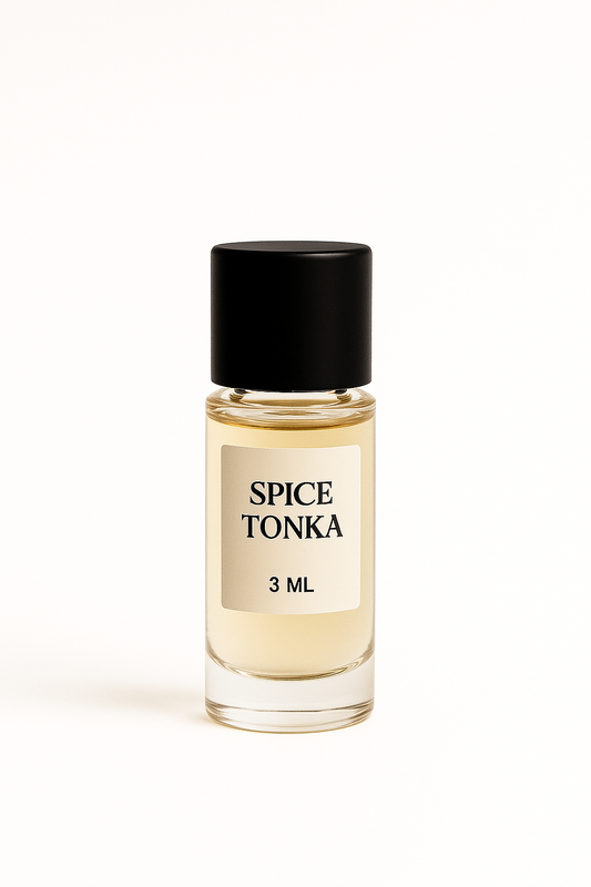 Spice Tonka 3ml sample plastic tester – Mizori Collection unisex perfume.