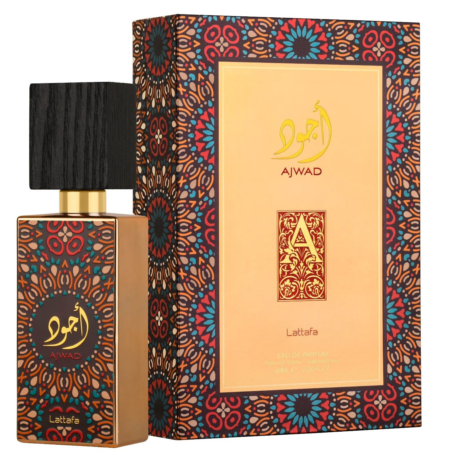 Lattafa Ajwad – Luxe Oud Parfum met Amber en Hout - Shisha Smaak
