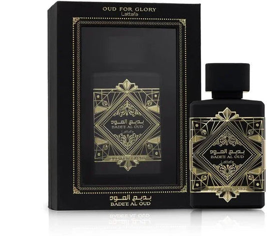 Lattafa Badee Al Oud Oud for Glory – Luxe Oriëntaals Houtachtig Parfum - Shisha Smaak