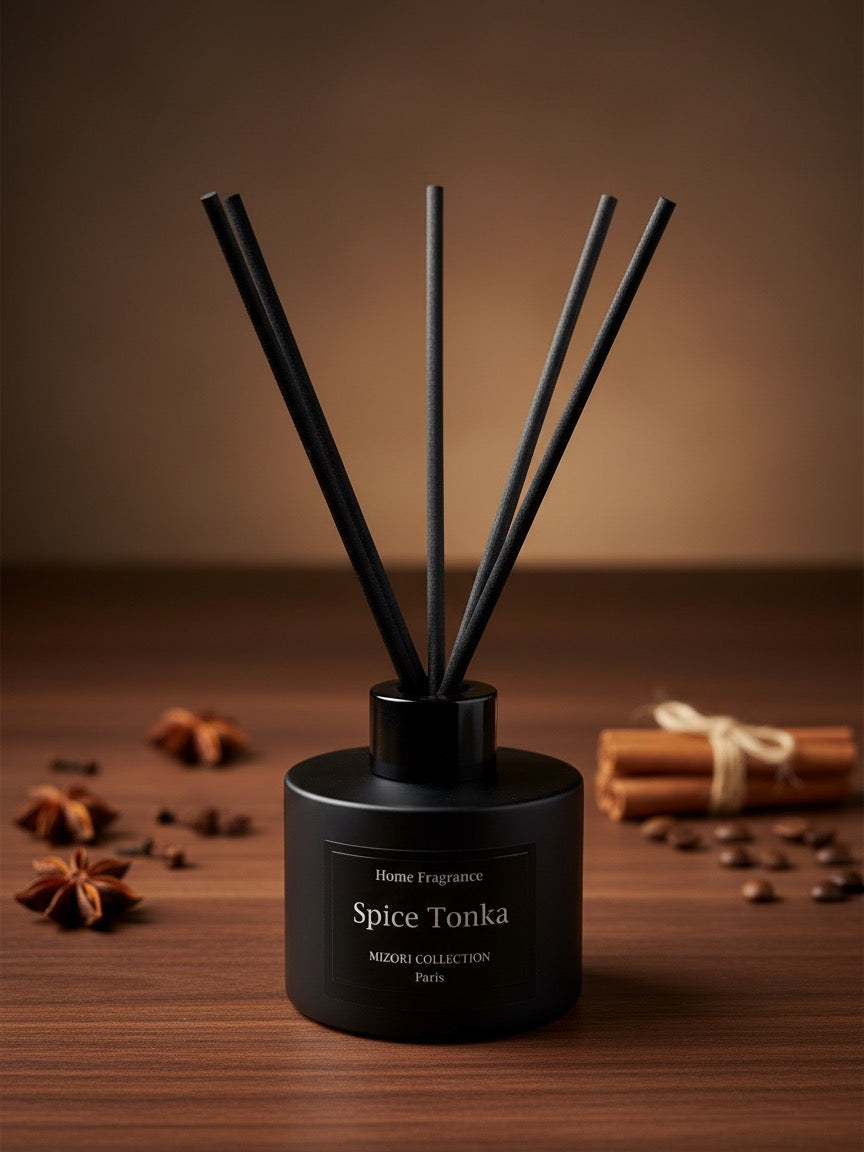 mizori_collection_paris_spice_tonka_home_fragrance_sticks_interior_perfume_diffuser_set